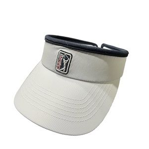 Visor PGA Tour Top of the World Tall Tipped Clip Visor - White. NWT